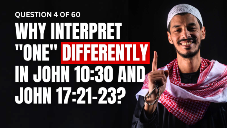 Question 4: Why Interpret “One” Differently in John 10:30 and John 17:21–23?